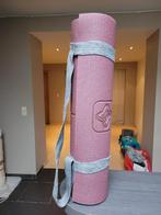 Mahoniehouten yogamat met zachte comfort_8 mm, Sport en Fitness, Zo goed als nieuw, Yogamat, Ophalen