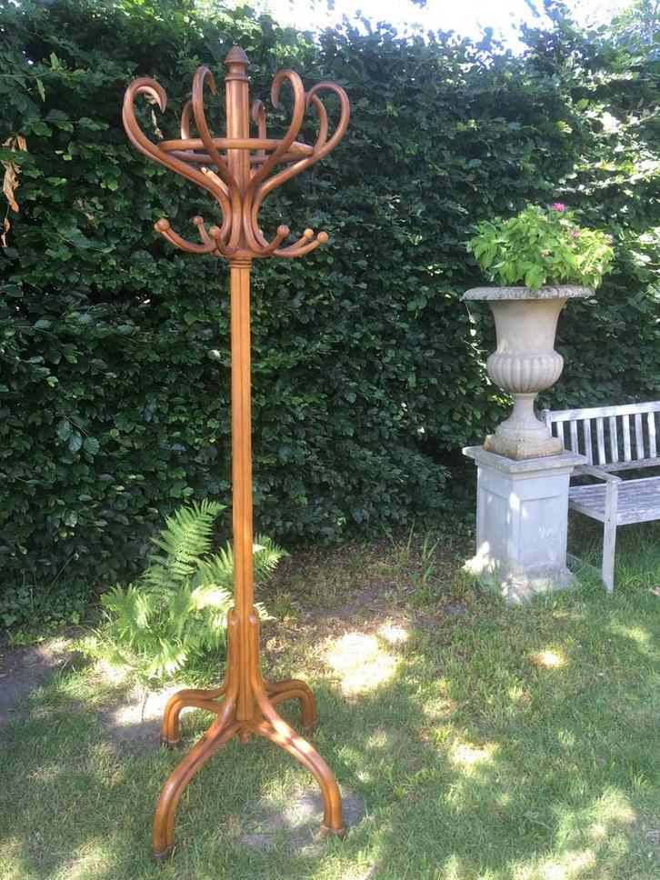Grote antieke bentwood Thonet staande kapstok, Huis en Inrichting, Woonaccessoires | Kapstokken, Zo goed als nieuw, Staande kapstok