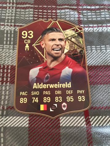 Voetbalkaartje (37cmx25cm) - Toby Alderweireld / Antwerp, Enlèvement, Comme neuf, Affiche, Image ou Autocollant