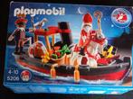 Playmobil Stoomboot van Sinterklaas en Piet, Ophalen of Verzenden, Zo goed als nieuw, Complete set