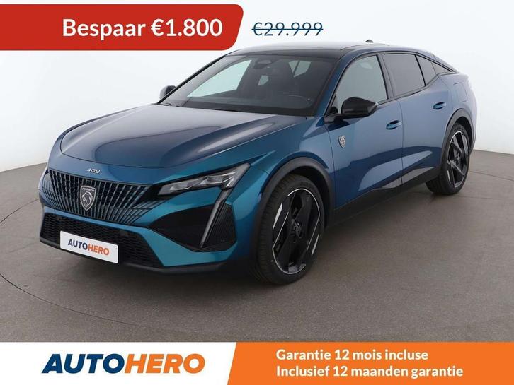 Peugeot 408 1.6 Hybrid GT (bj 2022, automaat), Auto's, Peugeot, Te koop, 360° camera, ABS, Achteruitrijcamera, Adaptive Cruise Control