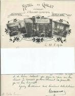 Knokke Heist+1930+Hotel du chalet+Shepens+lettre a en-tête, Collections, Cartes postales | Belgique, Flandre Occidentale, 1920 à 1940