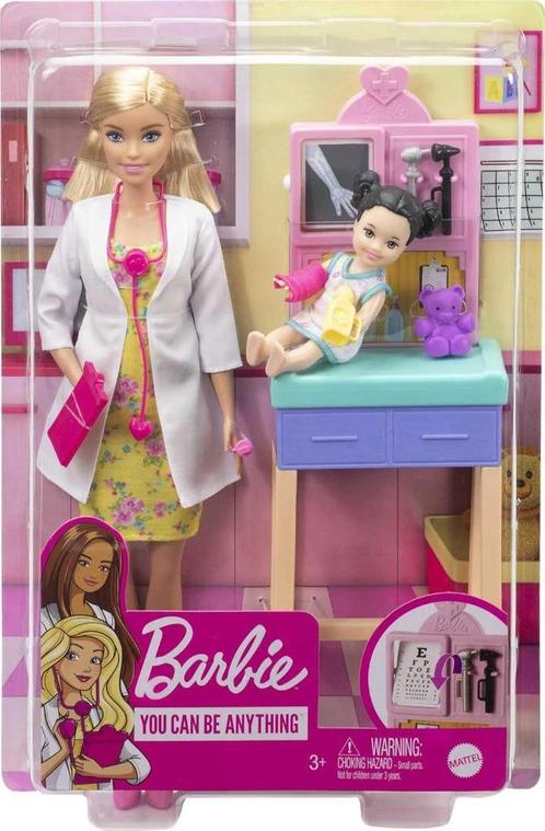 Barbie Métiers Coffret Docteure (Neuf), Enfants & Bébés, Jouets | Poupées, Neuf, Barbie, Enlèvement ou Envoi