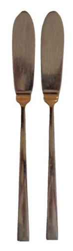 Keltum Jive 2x vismes 21,8cm bestek set verzilverd, Huis en Inrichting, Keuken | Bestek, Verzenden, Zo goed als nieuw