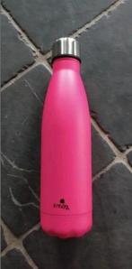 Herbruikbare drinkfles waterfles thermosfles roze sint kerst, Ophalen of Verzenden, Nieuw