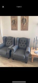 2 landelijke stoelen, quasi ongebruikt, Huis en Inrichting, Ophalen, Zo goed als nieuw, Eenpersoons, Stof
