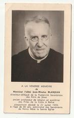 Abbé BLANJEAN aumônier Filles de la Croix Befve 1959 photo, Envoi, Image pieuse