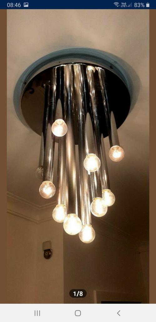 Vintage luster jaren 1970., Antiek en Kunst, Antiek | Verlichting, Ophalen