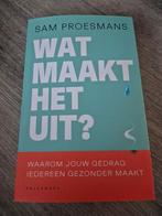 Wat maakt het uit? - Sam Proesmans, Ophalen of Verzenden, Nieuw, België
