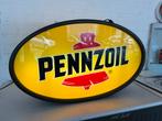 PENNZOIL motor olie reclame lichtbak, Ophalen, Gebruikt, Lichtbak of (neon) lamp