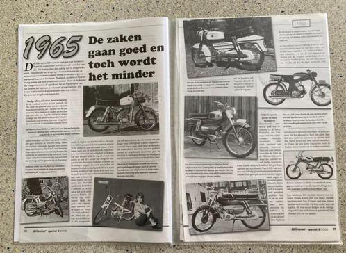 Unieke Map met documentatie nieuwe brommers 1965 - 1966, Fietsen en Brommers, Handleidingen en Instructieboekjes, Zo goed als nieuw