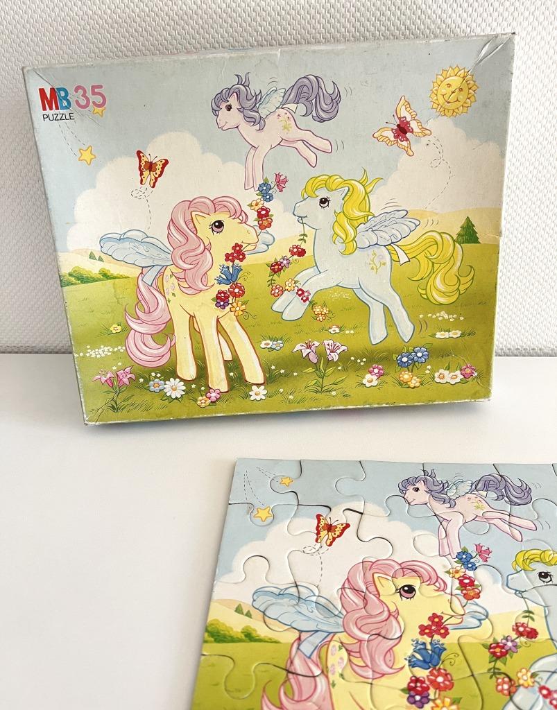 Puzzle Mon Petit Poney - 1986, Kinderen en Baby's, Speelgoed | My Little Pony, Gebruikt, Ophalen of Verzenden