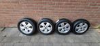 Lichtmetalen velgen + zomerbanden Mini Cooper, Auto-onderdelen, Ophalen, Gebruikt, 15 inch, 175 mm