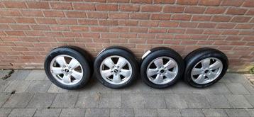 Lichtmetalen velgen + zomerbanden Mini Cooper beschikbaar voor biedingen