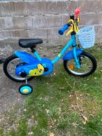 BTWIN OCEAN 500 14 inch fiets met afneembare wielen., Fietsen en Brommers, Fietsen | Kinderfietsjes, Ophalen, Zijwieltjes, BTWIN OCEAN 500
