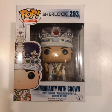 Funko pop Moriarty avec couronne Sherlock nr293, Enlèvement ou Envoi, Comme neuf
