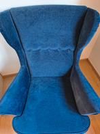 Zetel blauw, Huis en Inrichting, Ophalen, Gebruikt, Eenpersoons, 75 tot 100 cm