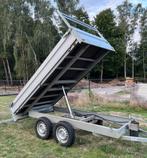 Aanhangwagen dubbelas kipper, Auto diversen, Aanhangers en Bagagewagens, Ophalen, Zo goed als nieuw