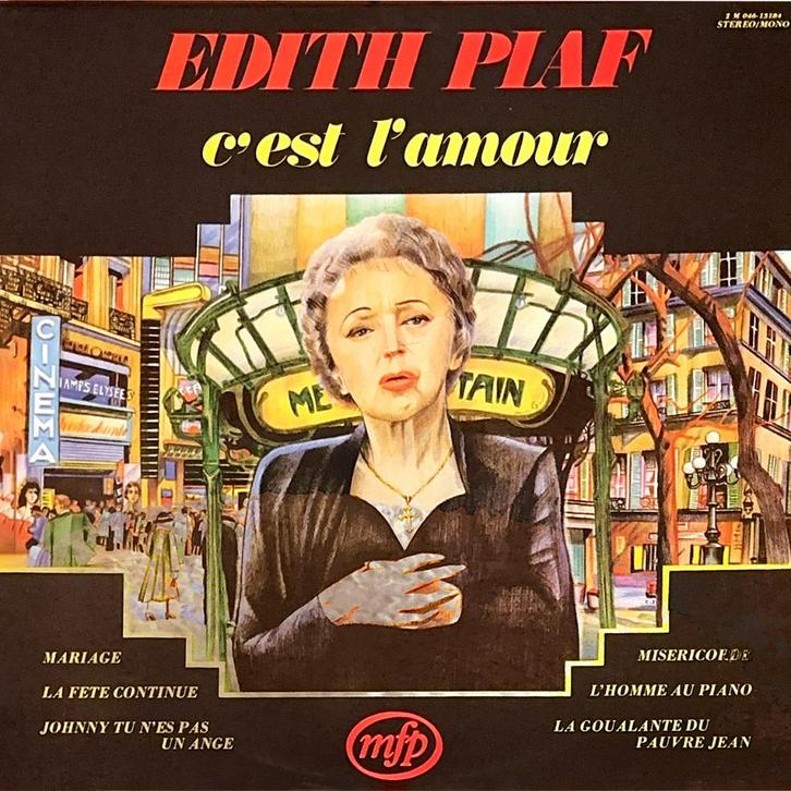 Edith Piaf — Het is liefde (LP vinyl), Cd's en Dvd's, Vinyl | Wereldmuziek, Gebruikt, Europees, 10 inch, Ophalen of Verzenden