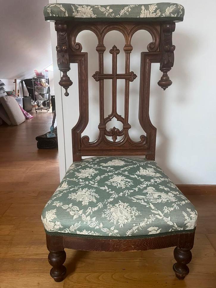 Prie dieu, Antiquités & Art, Antiquités | Meubles | Chaises & Canapés, Enlèvement