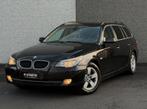 BMW e61 520d EURO5 *AUTOMATIC* AIRCO • GPS • LEDER • GEKEURD, Auto's, BMW, Automaat, Achterwielaandrijving, 1995 cc, Beige