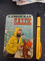 Vintage sticker Kuifje stripfiguur strip Kangourak Haddock, Verzamelen, Ophalen of Verzenden, Zo goed als nieuw, Strip of Tekenfilm