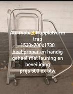 alu mobiel plateautrap/ladder, Ophalen, Zo goed als nieuw, Ladder