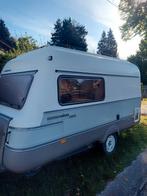 Mooie oldtimercaravan Biod 350 TL Luxe, Caravans en Kamperen, Particulier, Luifel, Biod