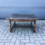 Bijzet- salontafel met lade, Ophalen, Gebruikt, Vierkant