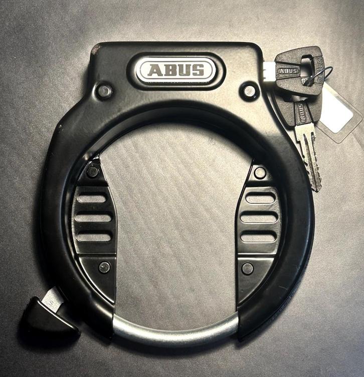 Nieuw ringslot/frameslot Abus Amparo 4650SL R BLACK OE, Fietsen en Brommers, Fietsaccessoires | Fietssloten, Nieuw, Ringslot, Ophalen