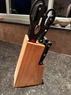 Messenblok incl 11 messen en schaar, Huis en Inrichting, Keuken | Bestek, Ophalen, Gebruikt