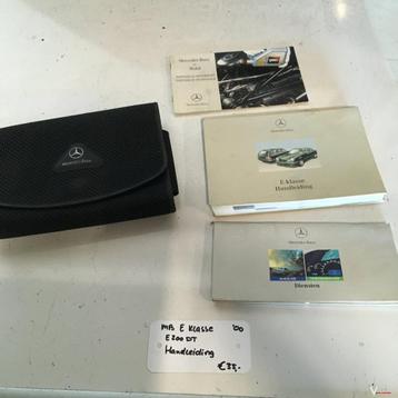 Mercedes E klasse 2000  Instructieboekjes beschikbaar voor biedingen