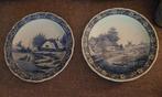 2 Delfts borden groot formaat 38 cm, Antiek en Kunst, Ophalen