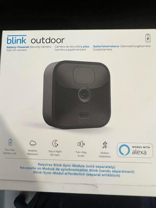 Caméra de surveillance Blink – 2 caméras + module Wi-Fi, Audio, Tv en Foto, Videobewaking, Zo goed als nieuw, Buitencamera, Ophalen of Verzenden