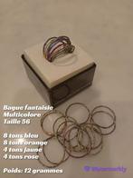 Bague fantaisie multicolore Taille 56, Bijoux, Sacs & Beauté, Bagues, Utilisé, Autres couleurs, Enlèvement ou Envoi