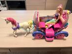 Barbie Regenboogkoets met Eenhoorn, Kinderen en Baby's, Ophalen of Verzenden, Gebruikt, Barbie