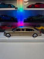 Maybach Pullman AUTOart 1/18 gold rare, Enlèvement ou Envoi, Voiture, Autoart