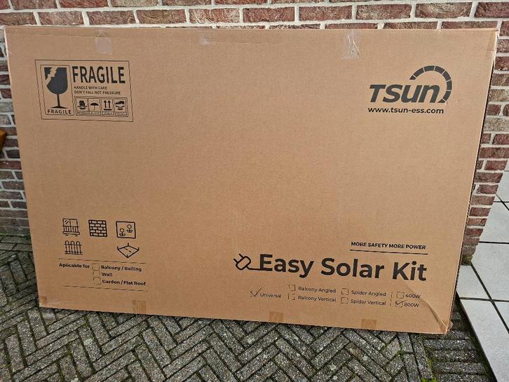 Plug & Play zonnepanelen (TSUN ESK-800), Doe-het-zelf en Bouw, Zonnepanelen en Toebehoren, Nieuw, Ophalen