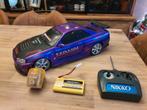 Nissan skyline GTR 1´10 nikko RC 9.6v, Ophalen, Zo goed als nieuw