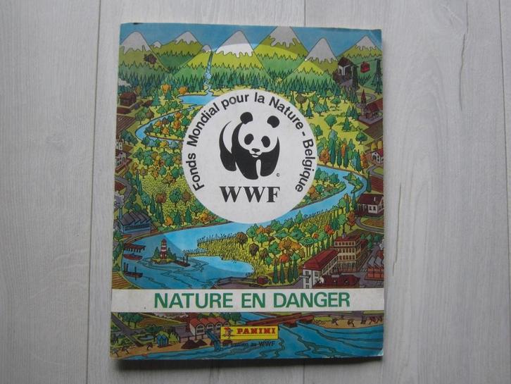 Panini - Nature en danger - 1987 - complet, Verzamelen, Stickers, Gebruikt, Dier en Natuur, Ophalen of Verzenden