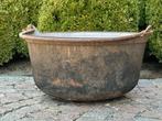 grote gietijzeren ketel met hendel - diameter 47,5 cm, Ophalen