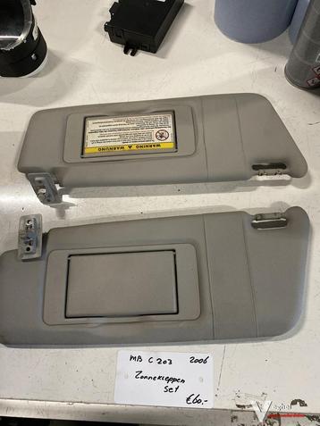 Mercedes C203  sw 2006 Zonnekleppen set beschikbaar voor biedingen