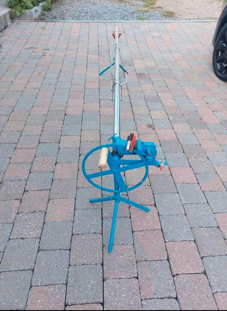 Tourne broche électrique, 2m,en inox, Tuin en Terras, Tuinsproeiers, Zo goed als nieuw, Ophalen of Verzenden