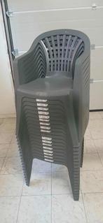 Plastic tuinstoel, Tuin en Terras, Tuinstoelen, Ophalen, Gebruikt, Plastic, Stapelbaar