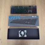 Logitech G915 - Draadloos Mechanisch Toetsenbord, Logitech G, Azerty, Ophalen of Verzenden, Zo goed als nieuw