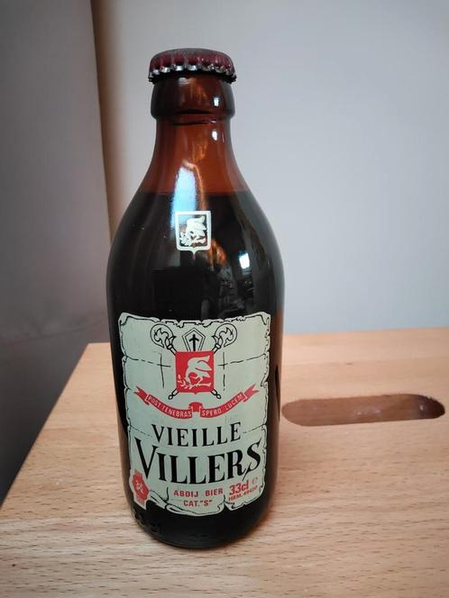 Volle fles oude Villers, Verzamelen, Biermerken, Zo goed als nieuw, Ophalen