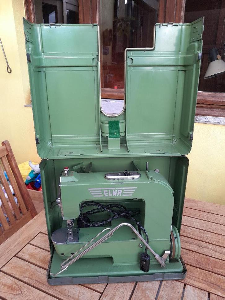 Machine à coudre ELNA, Antiquités & Art, Antiquités | Machines à coudre, Enlèvement