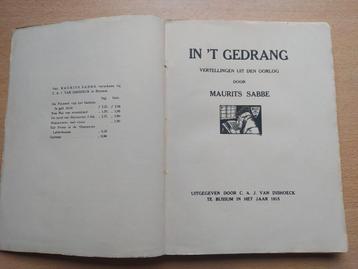 Maurits Sabbe: In't Gedrang (1915) beschikbaar voor biedingen