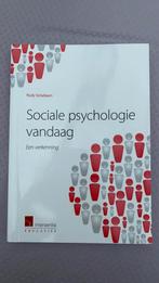 Rudy Schellaert - Sociale psychologie vandaag, Gelezen, Overige niveaus, Nederlands, Rudy Schellaert
