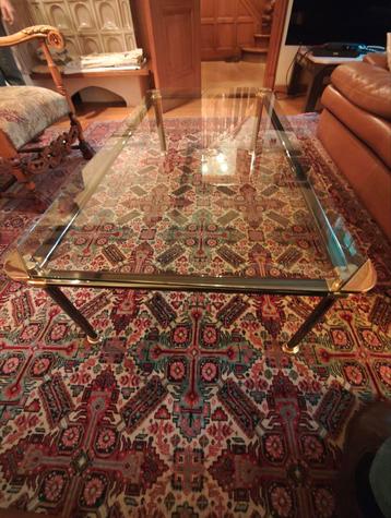 Glazen salontafel in nieuwstaat  beschikbaar voor biedingen